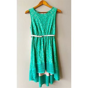 Belter Lace High-Low Dress || Esley